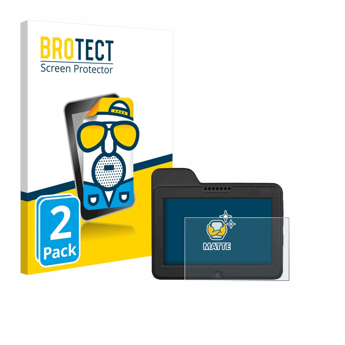 BROTECT - Screenprotector voor Naviter Omni - Folie Beschermfolie matte 2 Stuks