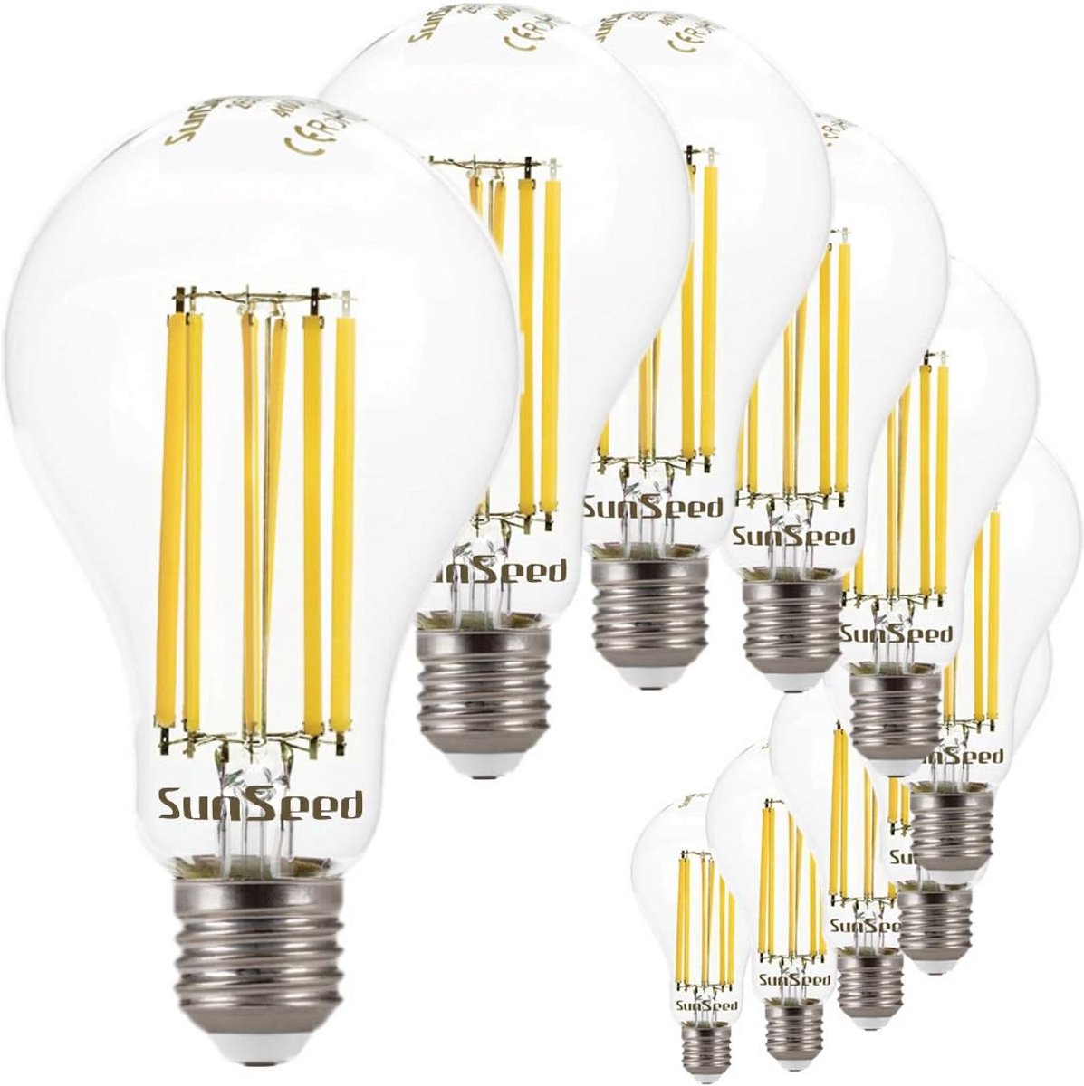 10x E27 LED Gloeilampen A75 16W 2300 Lumen Neutraal Wit Licht 4000K