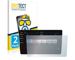 BROTECT - Screenprotector voor Volkswagen Tiguan Elegance TDI DSG 2020 Discover Pro 9.2" 2020 - Folie Beschermfolie matte 2 Stuks