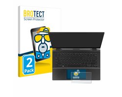 BROTECT - Screenprotector voor ASUS ZenBook Flip 14 UX463FA (Touch Trackpad) - Folie Beschermfolie matte 2 Stuks