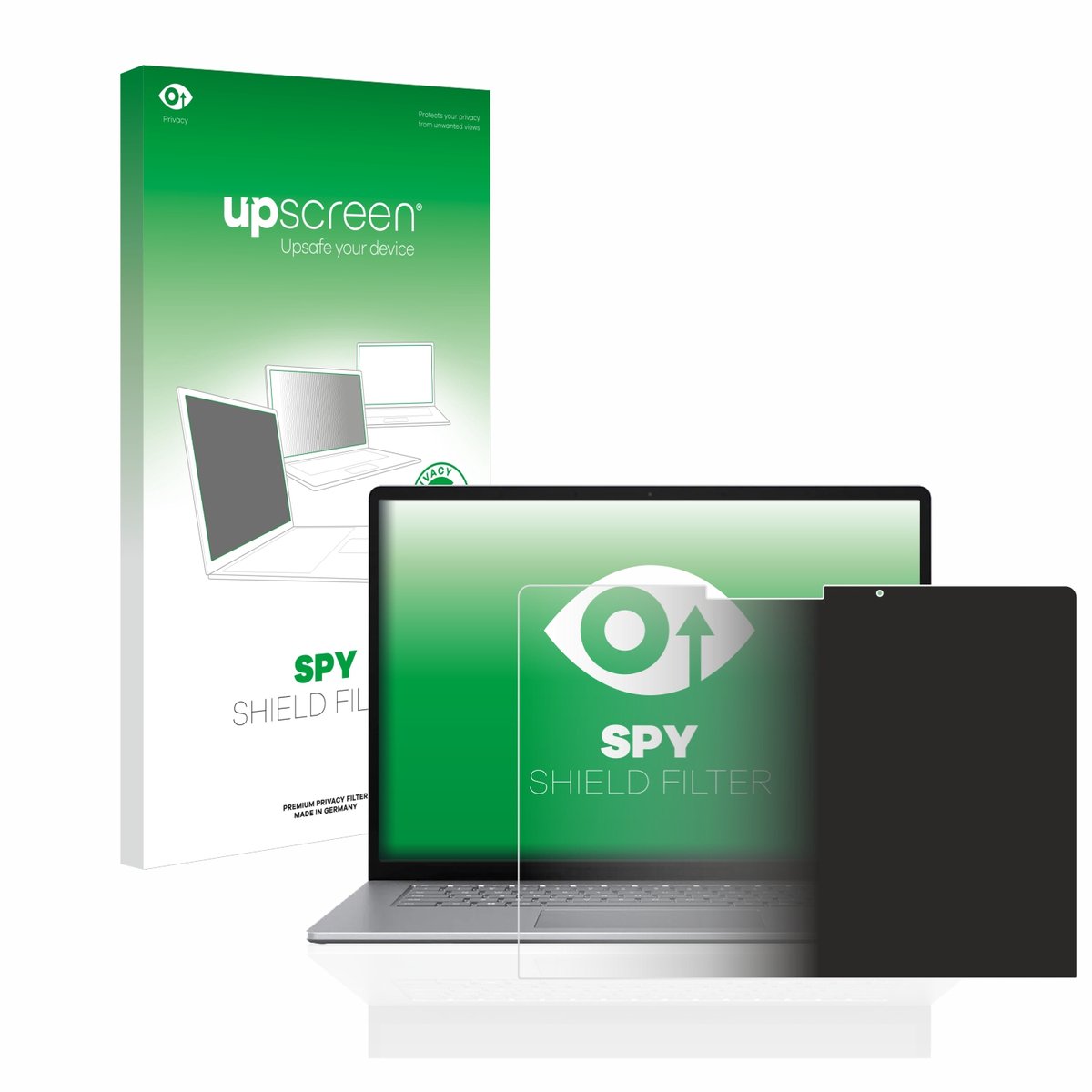 upscreen - privacyscherm voor Microsoft Surface Laptop 5 / 6 13.5" - privacy filter screenfilter Blauwlichtfilter