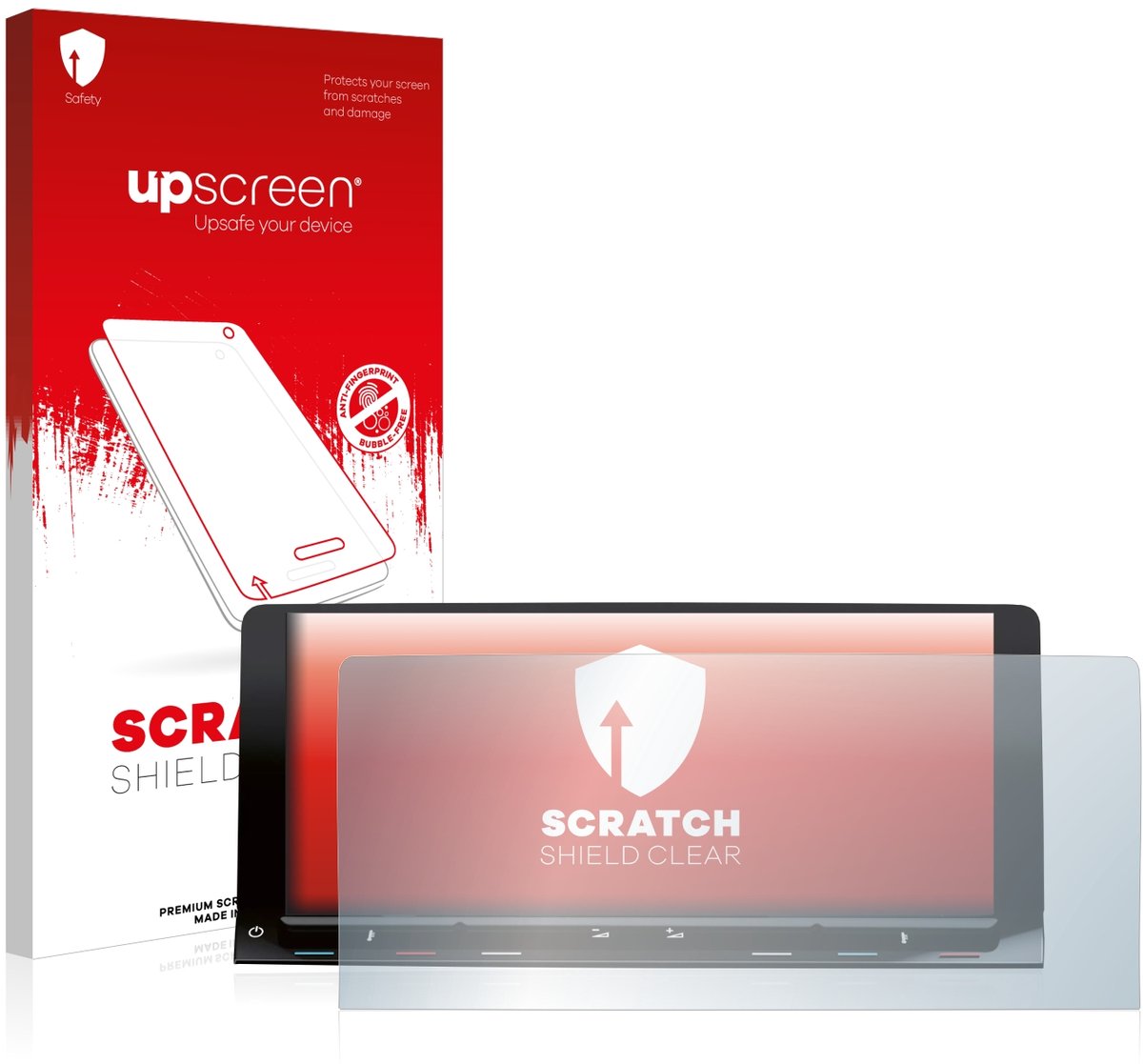 upscreen - Screenprotector voor Volkswagen T7 Multivan Life Discover Media 10" - Folie Beschermfolie transparant