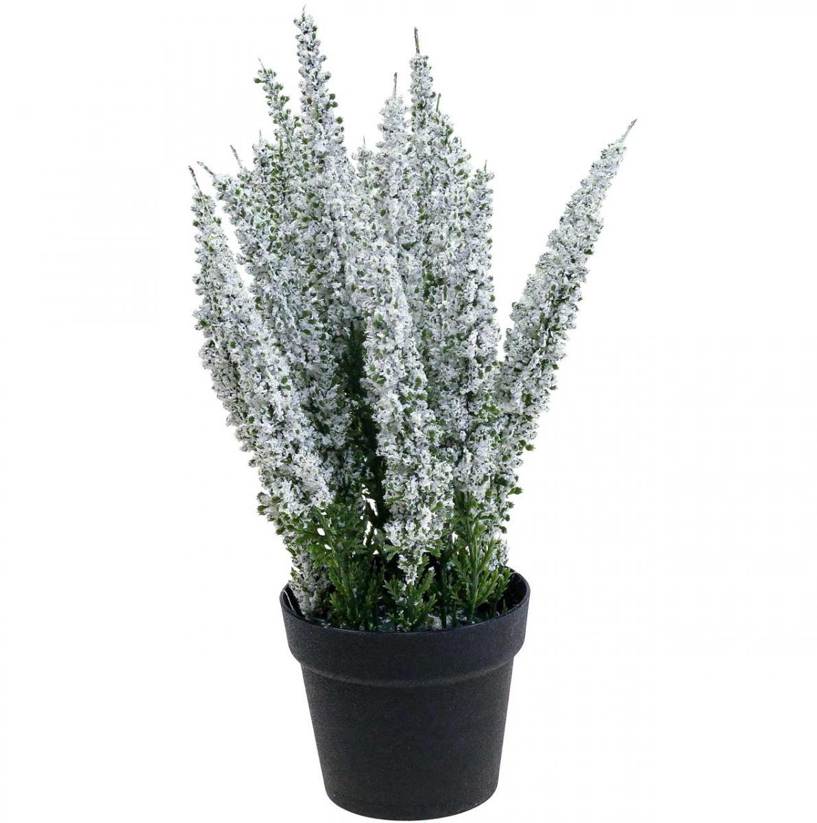 Viana Erika wit heide bezem heide kunstplant H26cm