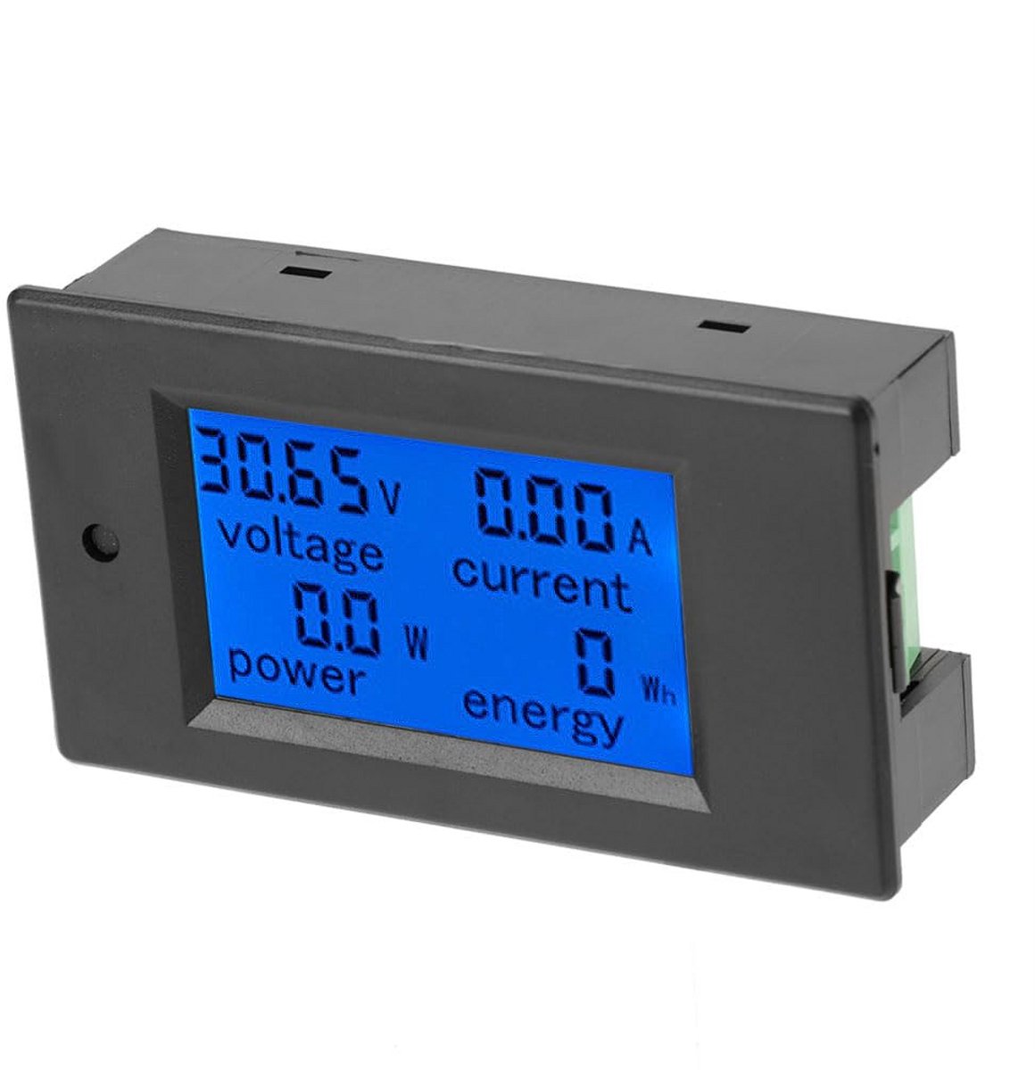 Digitale Multimetermodule voor DC-Stroommeting - LCD-Display met Spanning, Stroom en Vermogen, 20A, 6.5-100V, met Alarmfunctie en Geheugen