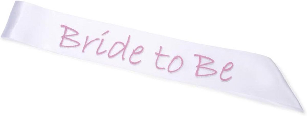 Sjaal met 'Bride to be' tekst