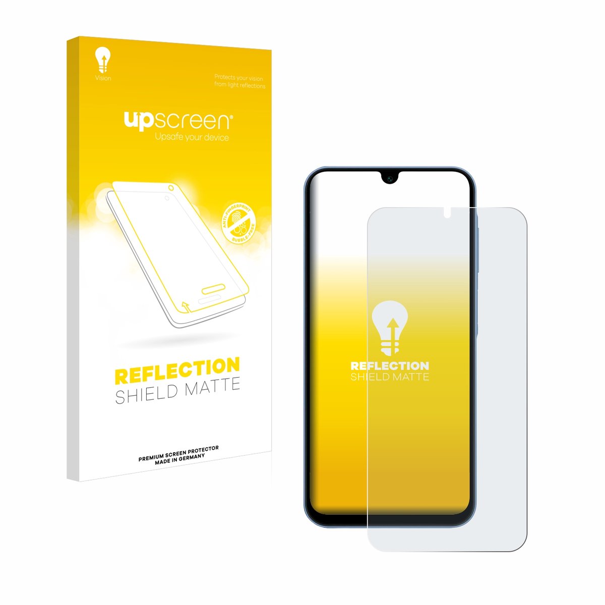 upscreen - Screenprotector voor Samsung Galaxy A15 5G - Folie Beschermfolie anti glare matte