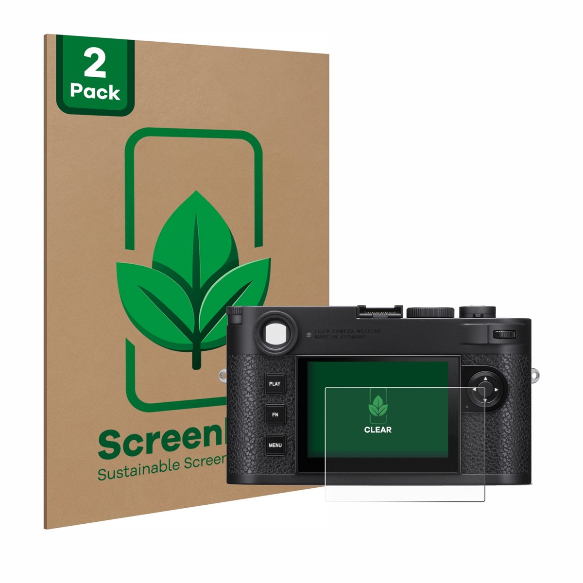 2 Stuks Screenprotector voor Leica M11 - Hoogwaardige Beschermfolie transparant