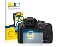 BROTECT - Screenprotector voor Panasonic Lumix DMC-FZ72 - Folie Beschermfolie transparant 2 Stuks