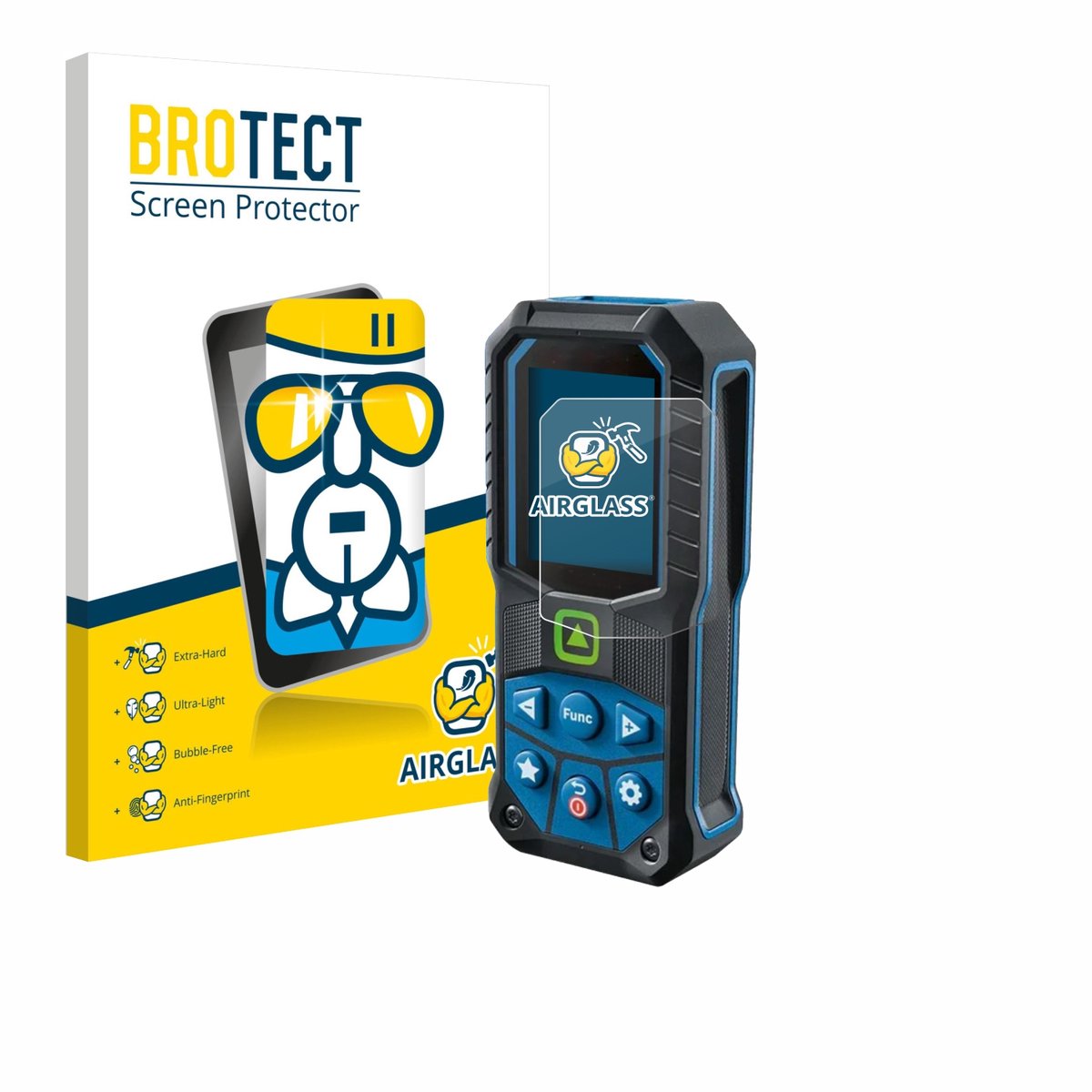 Screenprotector voor Bosch GLM 50-23 Beschermglas transparant