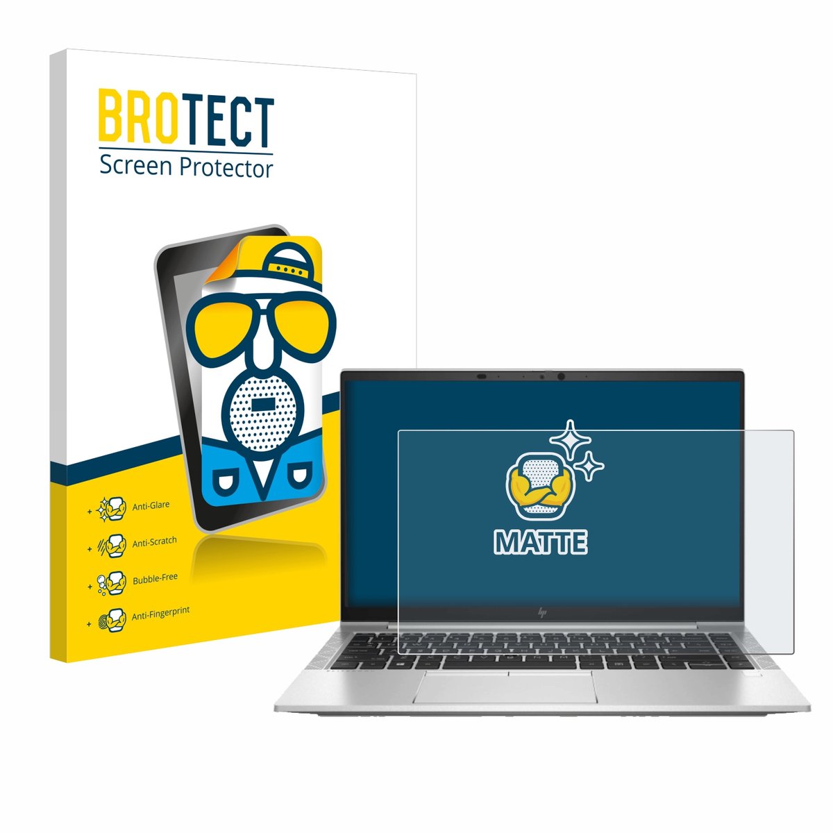 BROTECT - Screenprotector voor HP EliteBook 845 G7 - Folie Beschermfolie matte