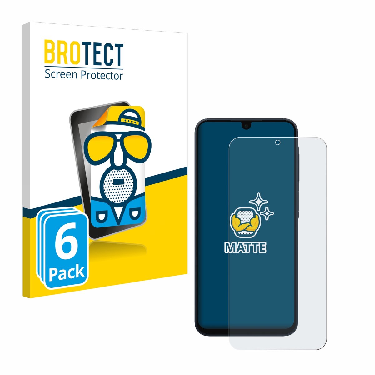 BROTECT - Screenprotector voor Samsung Galaxy A17 5G - Folie Beschermfolie matte 6 Stuks