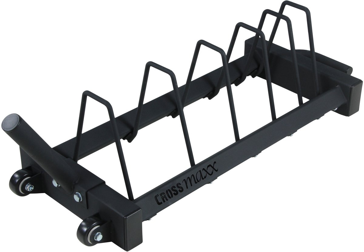 Lifemaxx Crossmaxx Bumper Plate Rack - Opbergrek voor Halterschijven