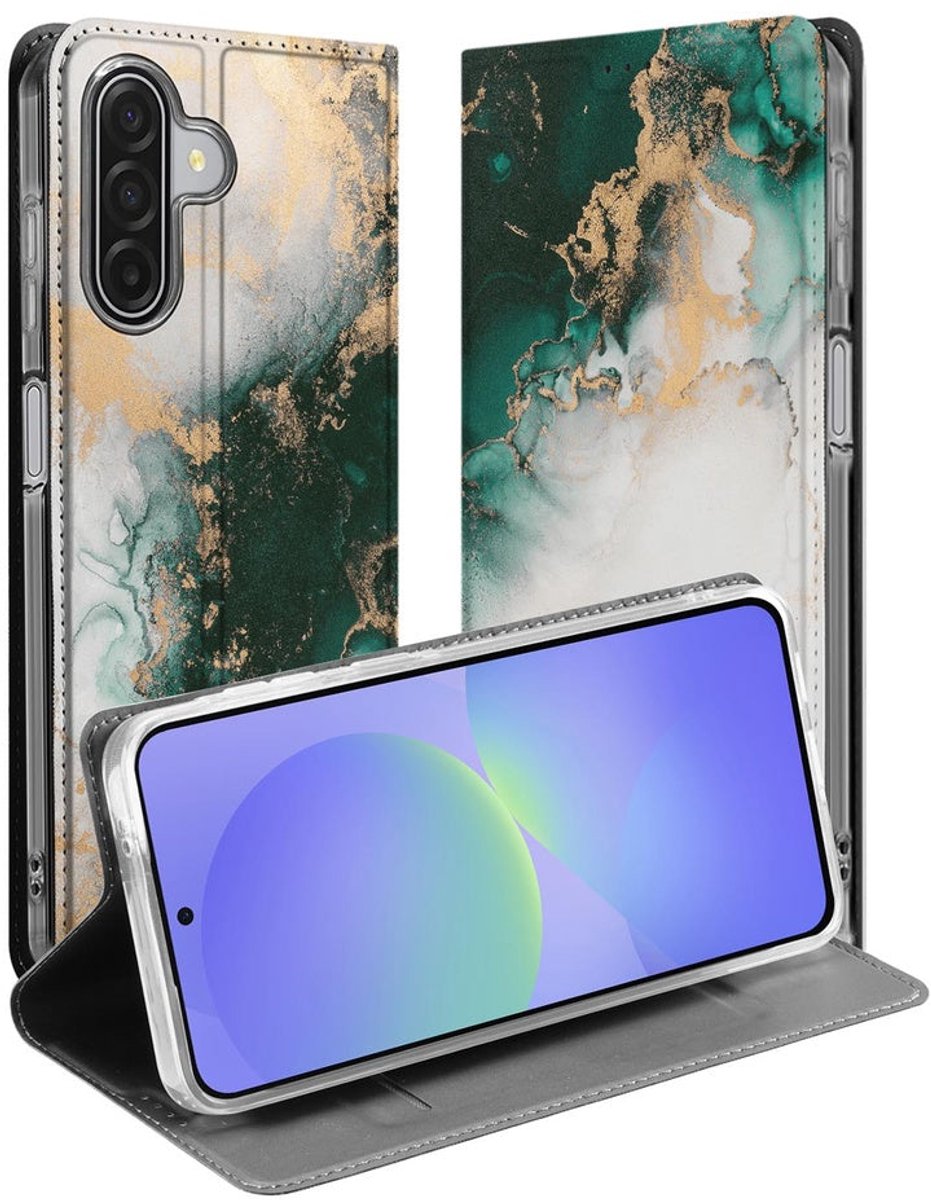 Marmer Groen Telefoonhoesje Samsung Galaxy A17