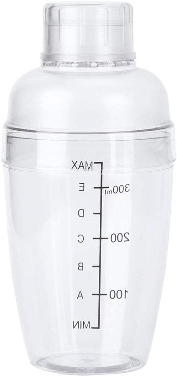 Cocktailshaker Kit met Schaal, Maatbeker en Accessoires - Grote Capaciteit (350ml)