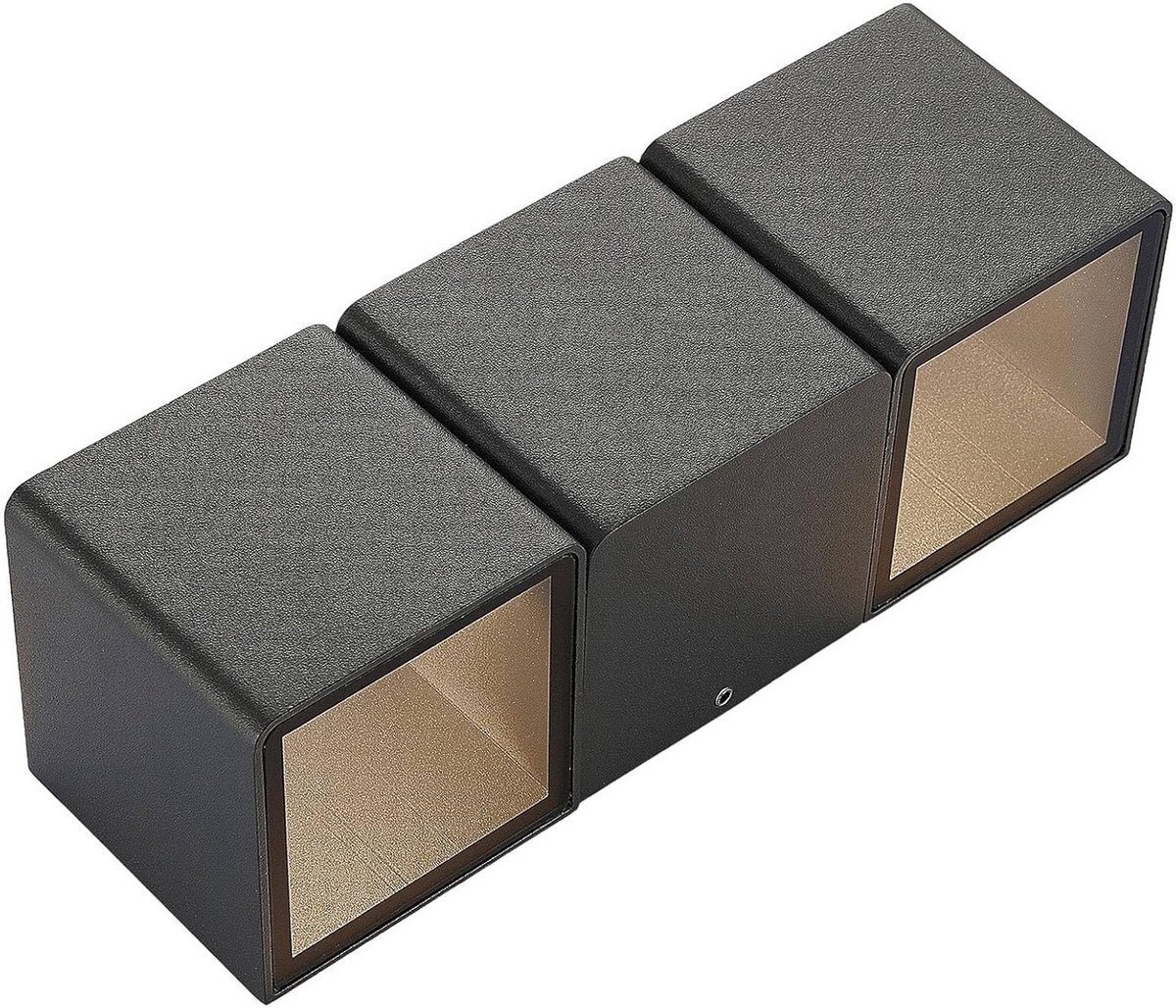 Moderne LED Buitenwandlamp Zwart Aluminium - IP54 Waterdicht
