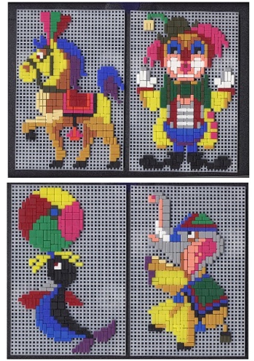 Stickit Circus 4 in 1, ca. 750 steentjes