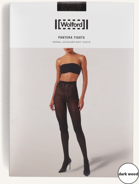 Bas WOLFORD Pantera pour femme - Marron - Taille M