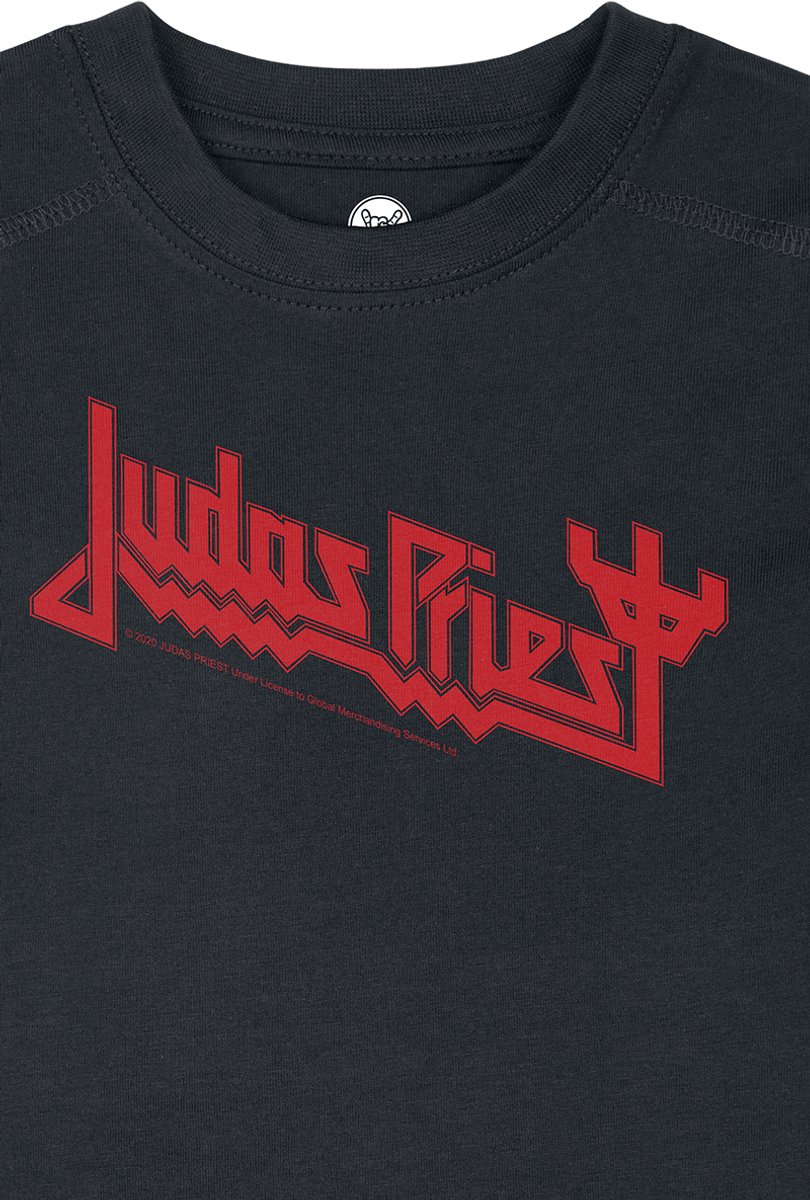 Judas Priest Metal-Kids - Logo Unisex T-shirt - zwart - 140