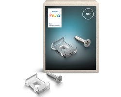 Philips Hue Flux Montagebeugels -Eenvoudige installatie LED strips - Schroeven en plakband…