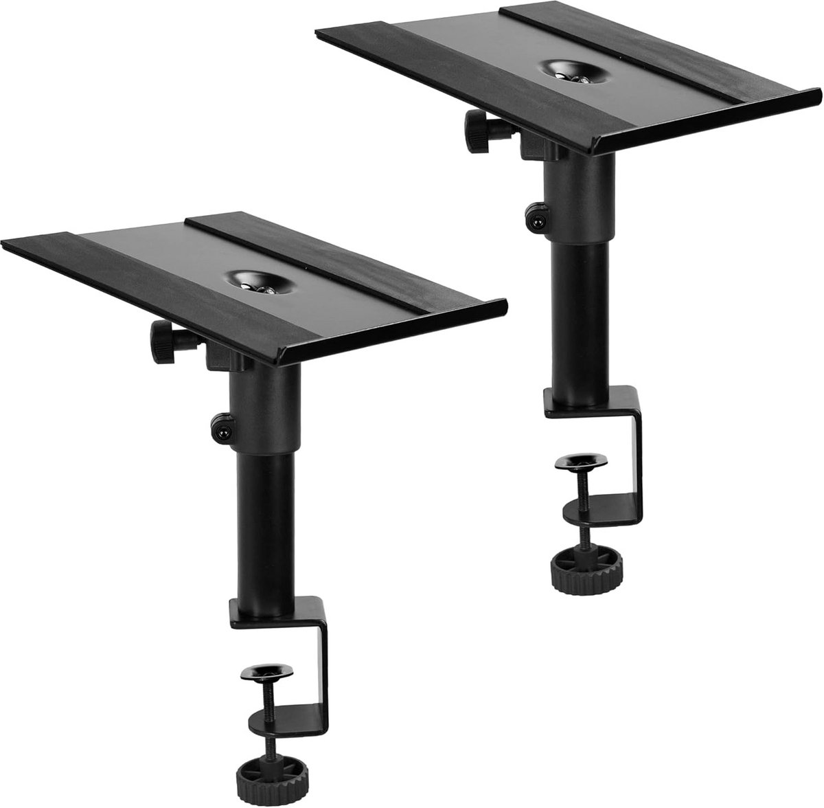 Verstelbare Bureau Luidsprekerstandaards met Klembevestiging - Set van 2