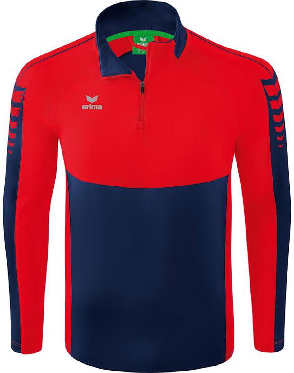 Erima Six Wings Trainingstop Heren - New Navy / Rood | Maat: XL