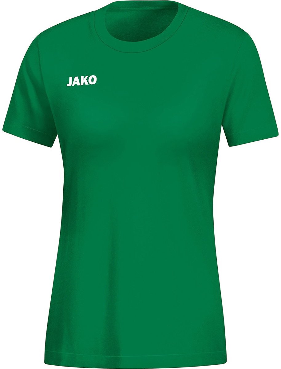 Jako Base T-Shirt Dames - Sportgroen | Maat: 38
