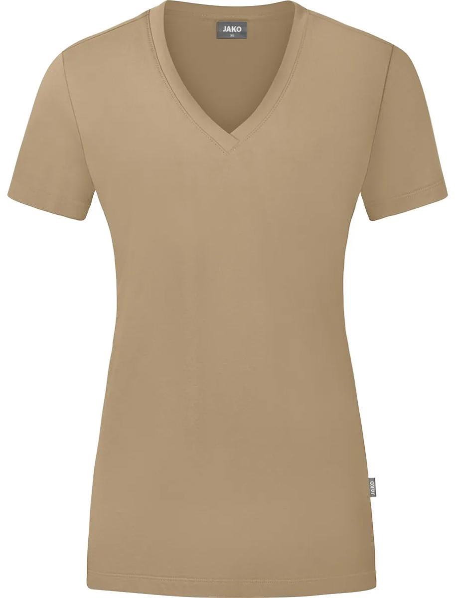 Jako Organic T-Shirt Dames - Zand | Maat: 38