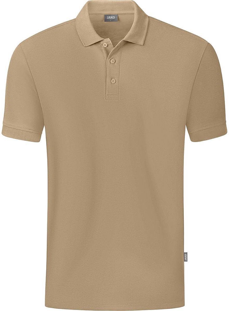 Jako Organic Polo Heren - Zand | Maat: L