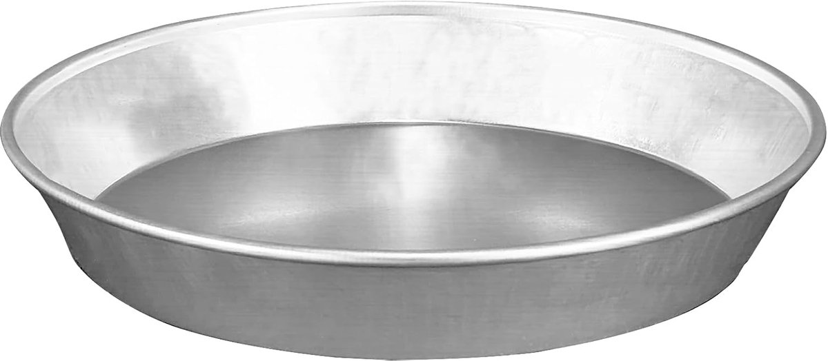 Taartvorm Conisch - Bakvorm Rond - Oven Gebak - 995% Aluminium - Diameter 20 cm - Grijs