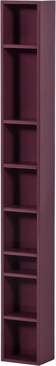 vtwonen Show It Wandkast - MDF - Bordeauxrood - 16x130x12