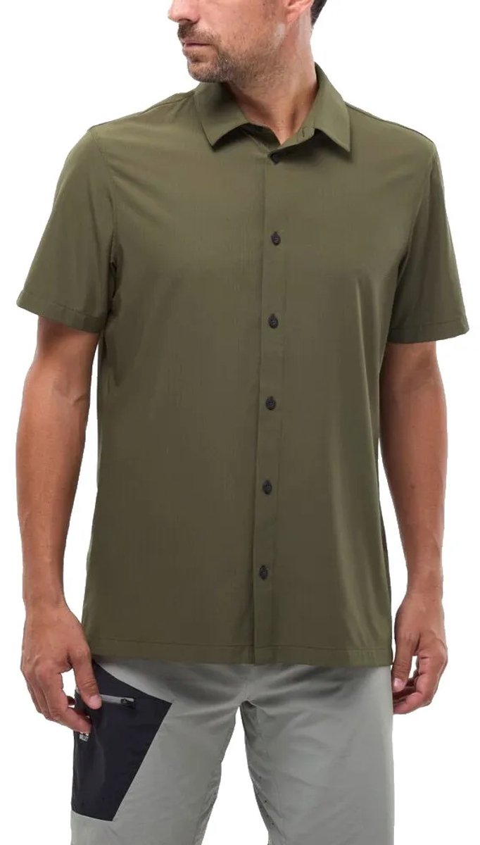 Millet Seneca Stretch Overhemd Met Korte Mouwen Groen S Man