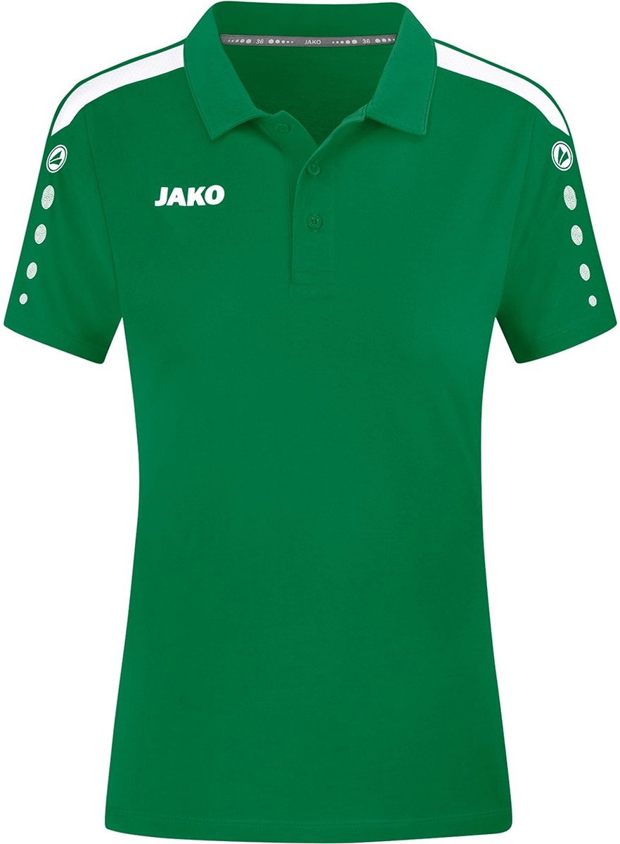 JAKO Power Polo Dames Groen Maat 34