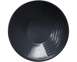 Goud Zoekpan - Goudwasbak - Goud zoeken - Hoge zichtbaarheid - 38.5 cm - Zwart