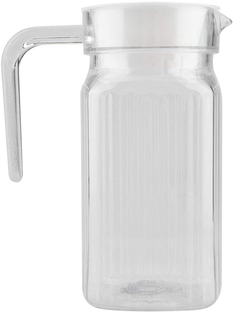 Acryl Sapkan - Drankkan Deksel - Dranken Serveren - Lichtgewicht Duurzaam - 500 ml - Transparant