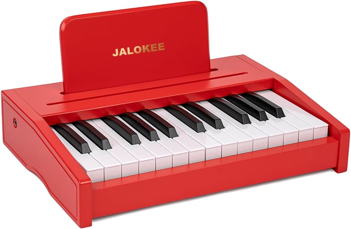 Kinder Pianotoetsenbord - Digitale Piano Speelgoed - Muziek Educatie - 25 Toetsen Hout - 38 x 275 x 9 cm
