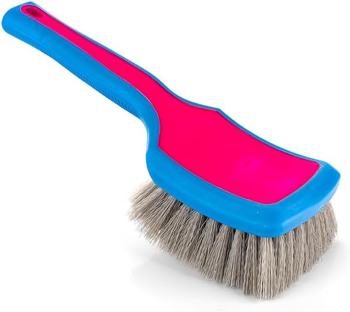 Bandenborstel - Velgenborstel - Auto Poetsen - Ergonomisch Handvat - Roze Blauw