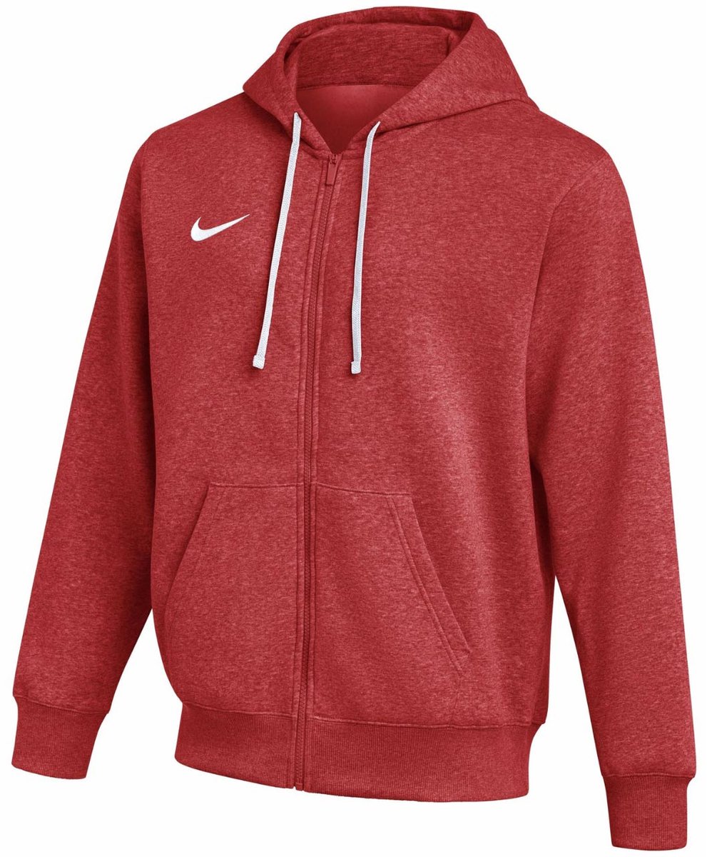 Nike Team Sweater Heren Park 26 Fleece Full-Zip Hoodie Rood - Maat XS