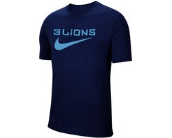 Nike Football T-shirt Heren Ent Swsh Fed WC22 Donkerblauw - Maat XL