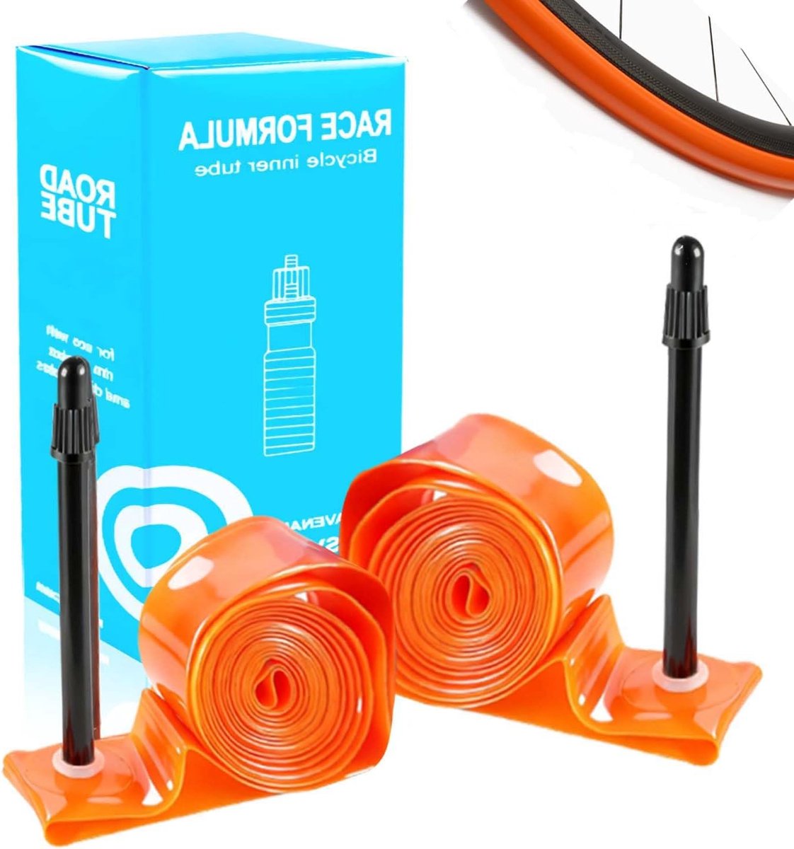 Racefiets binnenbanden - Fietsslangen set - Lichtgewicht fietsen - Lichtgewicht TPU materiaal - 700x18-32c 65mm