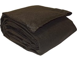 Geotextiel Ondergrond - Beschermdoek Vijver - Vijverbouw Bescherming - Stabiliserend Bodemweefsel - 6x6 Meter