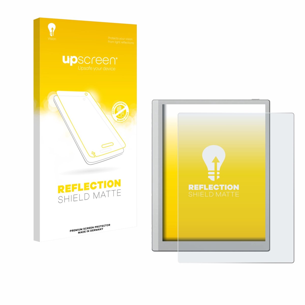 upscreen - Screenprotector voor Boox Go 10.3 (Gen II) - Folie Beschermfolie anti glare matte