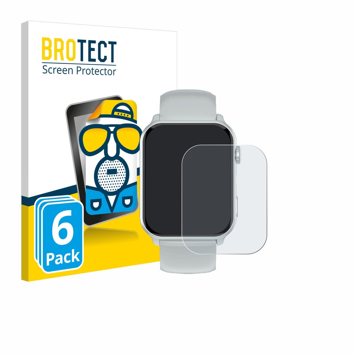 BROTECT - Screenprotector voor Blackview R30 Max - Folie Beschermfolie matte 6 Stuks