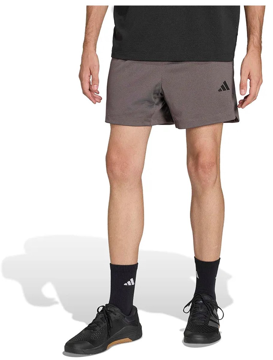 Adidas D4t Power Essentials Workout Mesh 5´´ Korte Broek Man Zwart