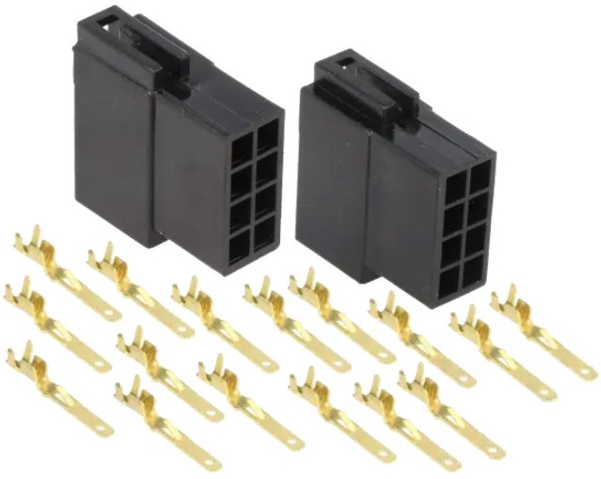 KD ISO Connectors - Vrouwelijk - Inclusief 16 Mannelijke Pinnen - 2 Connectors