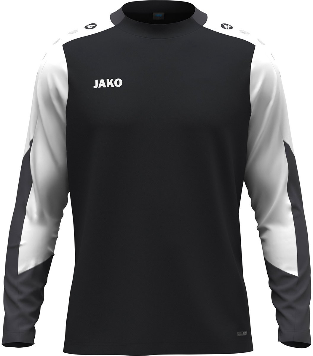 Jako Dynamic Longsleeve Kinderen - Zwart / Wit / Marine | Maat: 140