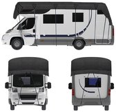 Zwarte camperhoes, 210D Oxford-stof L