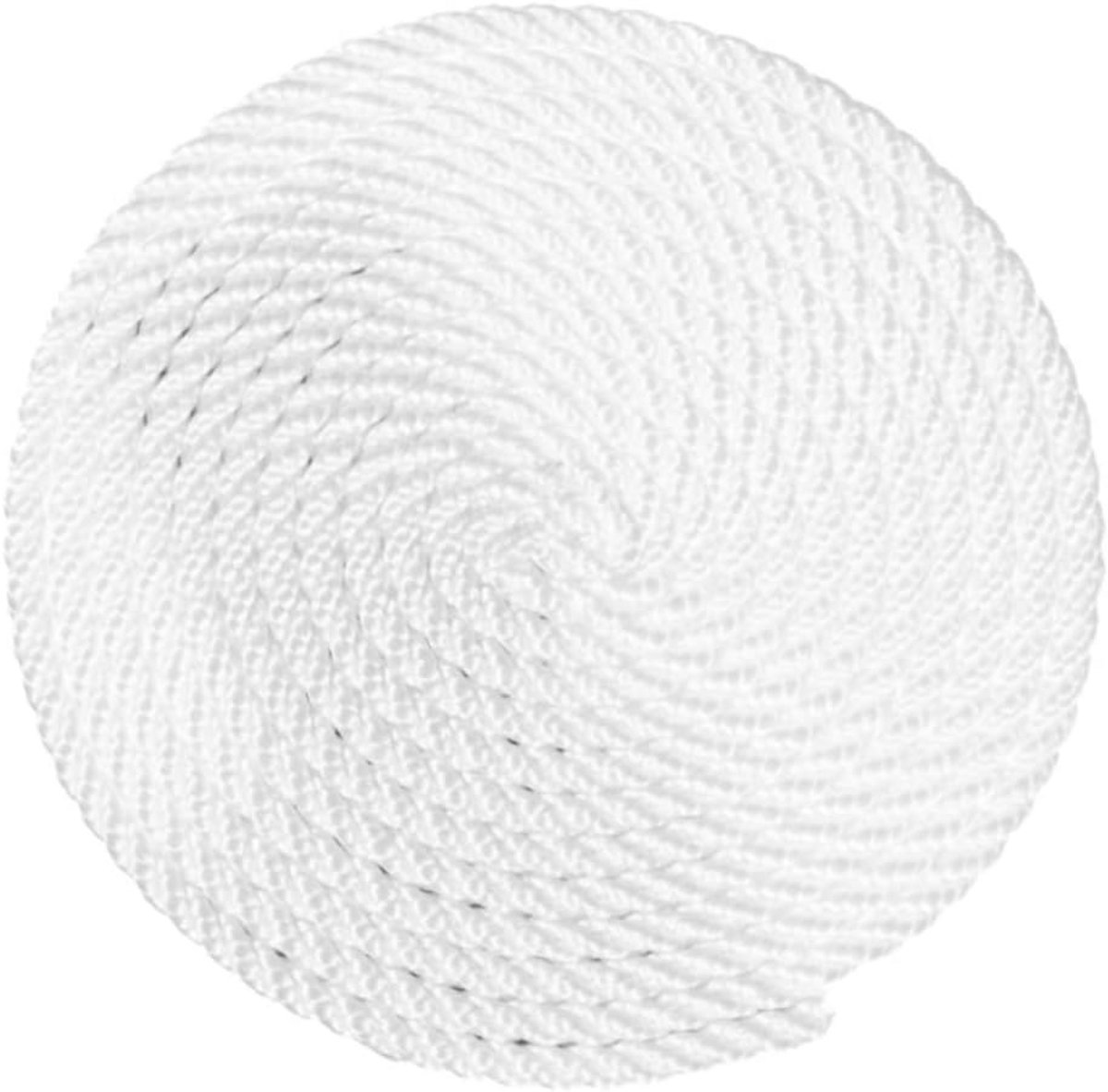 3-draads gedraaid polyester touw wit hoge sterkte voor diverse toepassingen