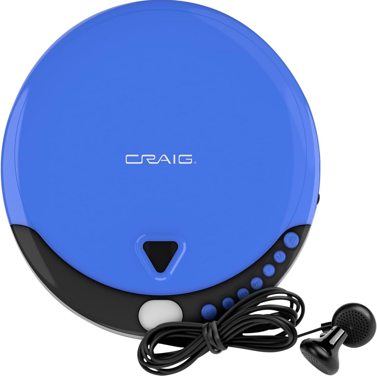 Draagbare CD Speler met Koptelefoon, Blauw