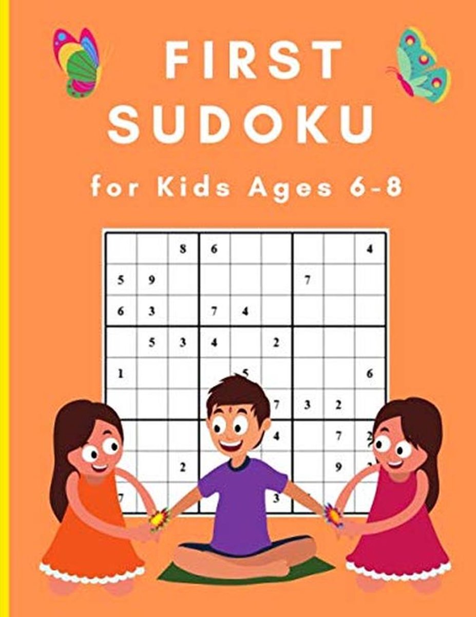 Eenvoudige Sudoku Puzzels voor Kinderen 6-8 Jaar - 150 Spelletjes in Groot Lettertype