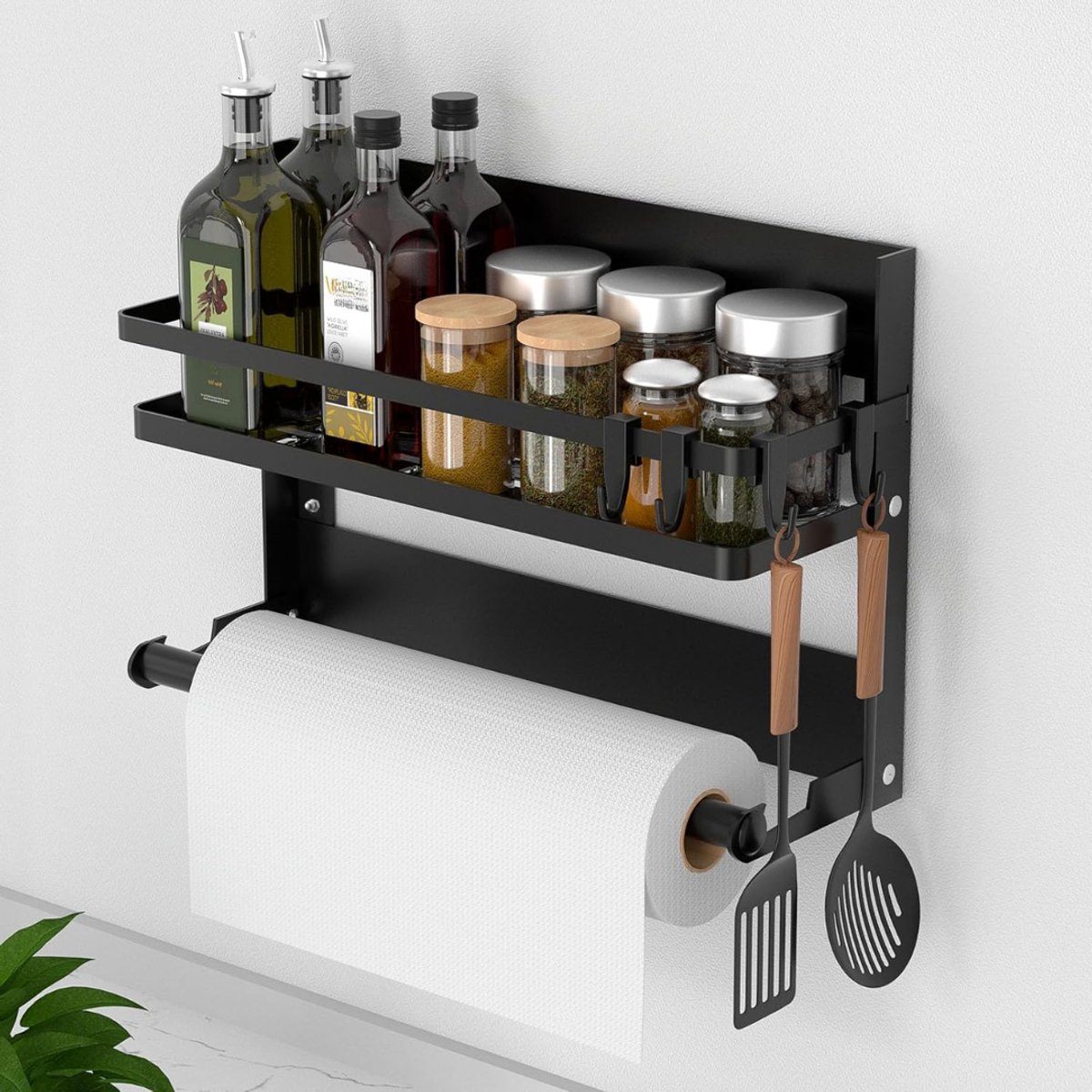 REN® Kruidenrek ophangbaar - Kruidenrek - Zwart - 11cm x 30cmx 21cm
